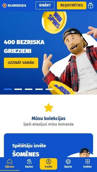 klondaika online kazino mobile